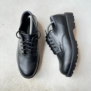 Cherokee Chunky Derby Shoes Black Platform Men’s Size 10.5 Y2K Grunge Vintage